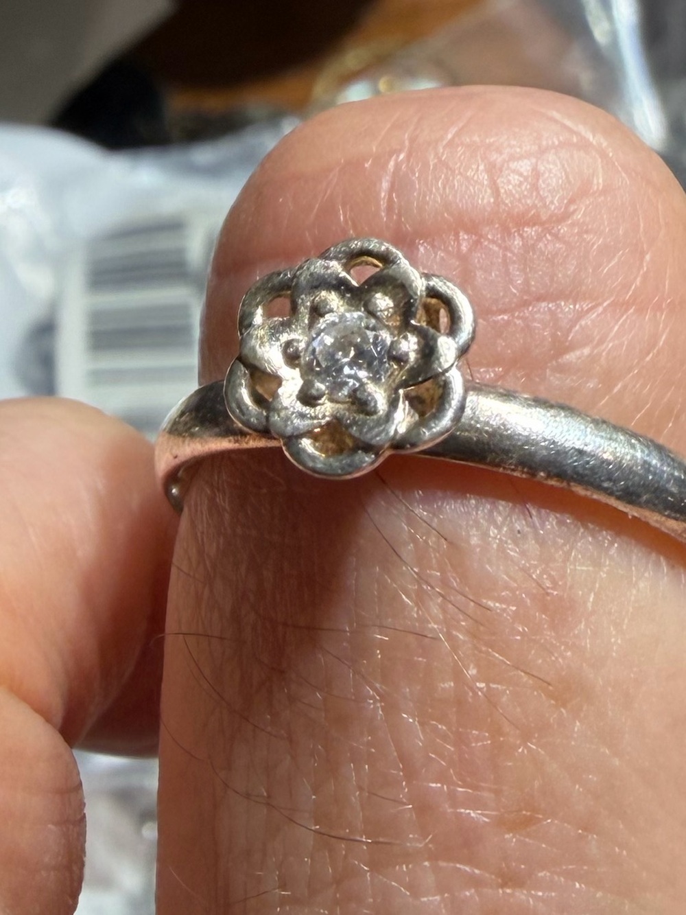 Vintage Spinning 925 Sterling Silver Norwegian ring 8.5